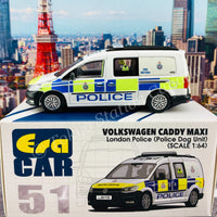 ERA CAR 51 1/64 VOLKSWAGEN CADDY MAXI London Police (Police Dog Unit) VW21CAMRN51