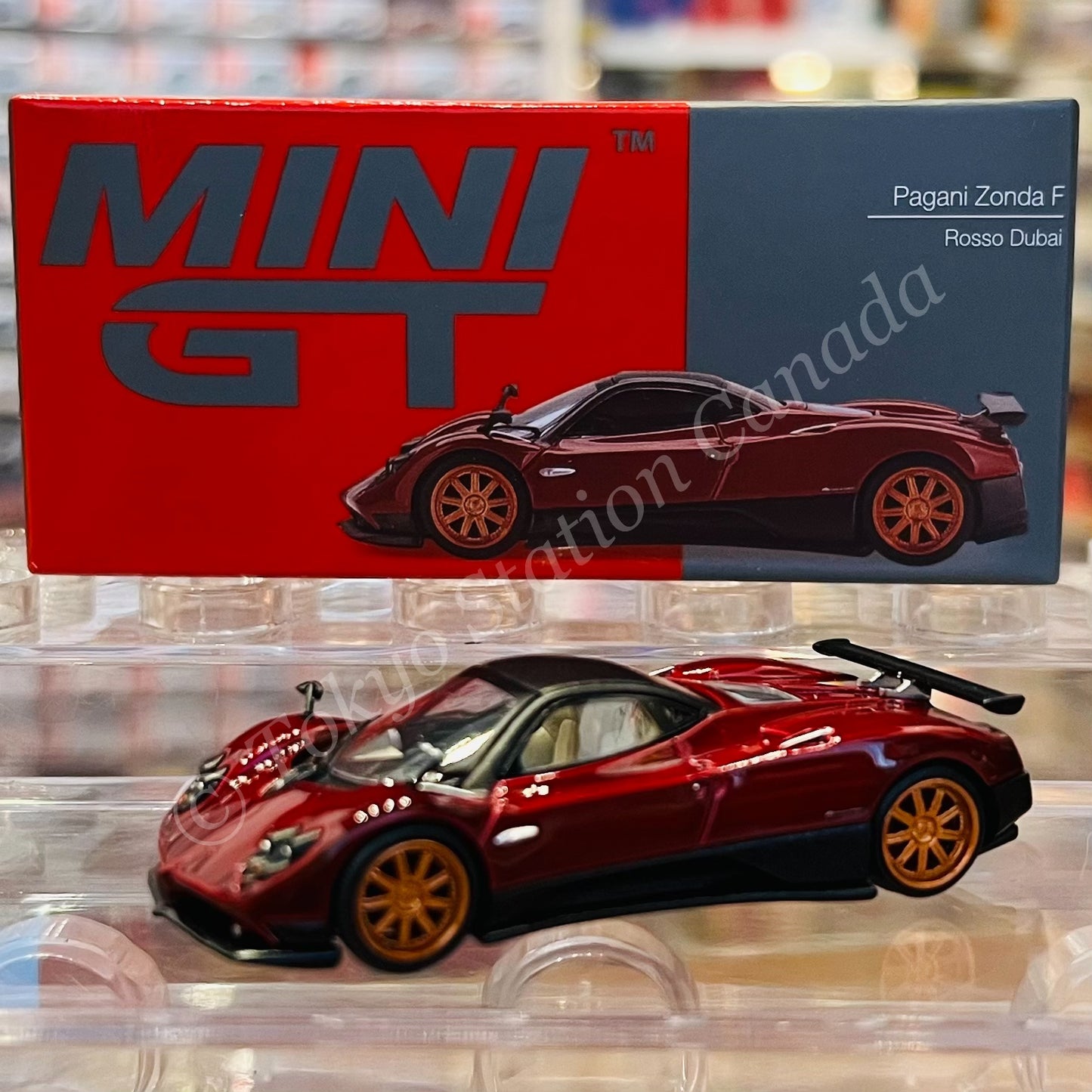 MINI GT 1/64 Pagani Zonda F Rosso Dubai LHD MGT00382-L