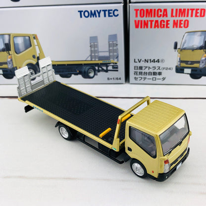 Tomica Limited Vintage Tomytec Nissan Atlas (F24) Hanamidai Safety Loader Gold 1/64 LV-N144c