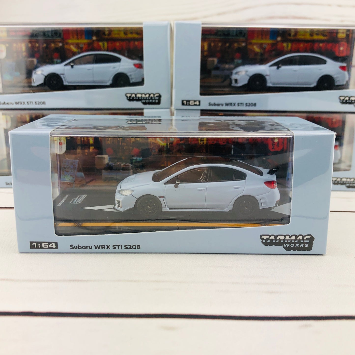 Tarmac Works 1/64 Subaru WRX STI S208 Grey T64-016-GY