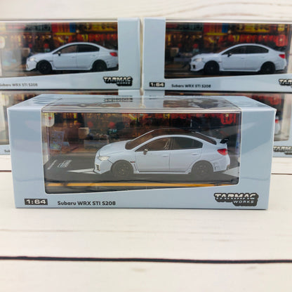 Tarmac Works 1/64 Subaru WRX STI S208 Grey T64-016-GY