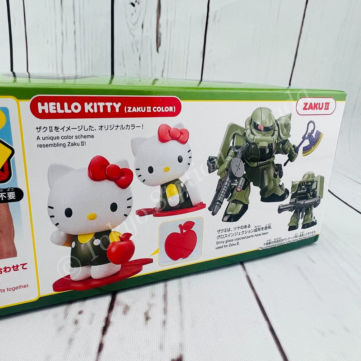 HELLO KITTY / ZAKU II (SD GUNDAM CROSS SILHOUETTE) Plastic Model Kit Made in Japan 4573102610300