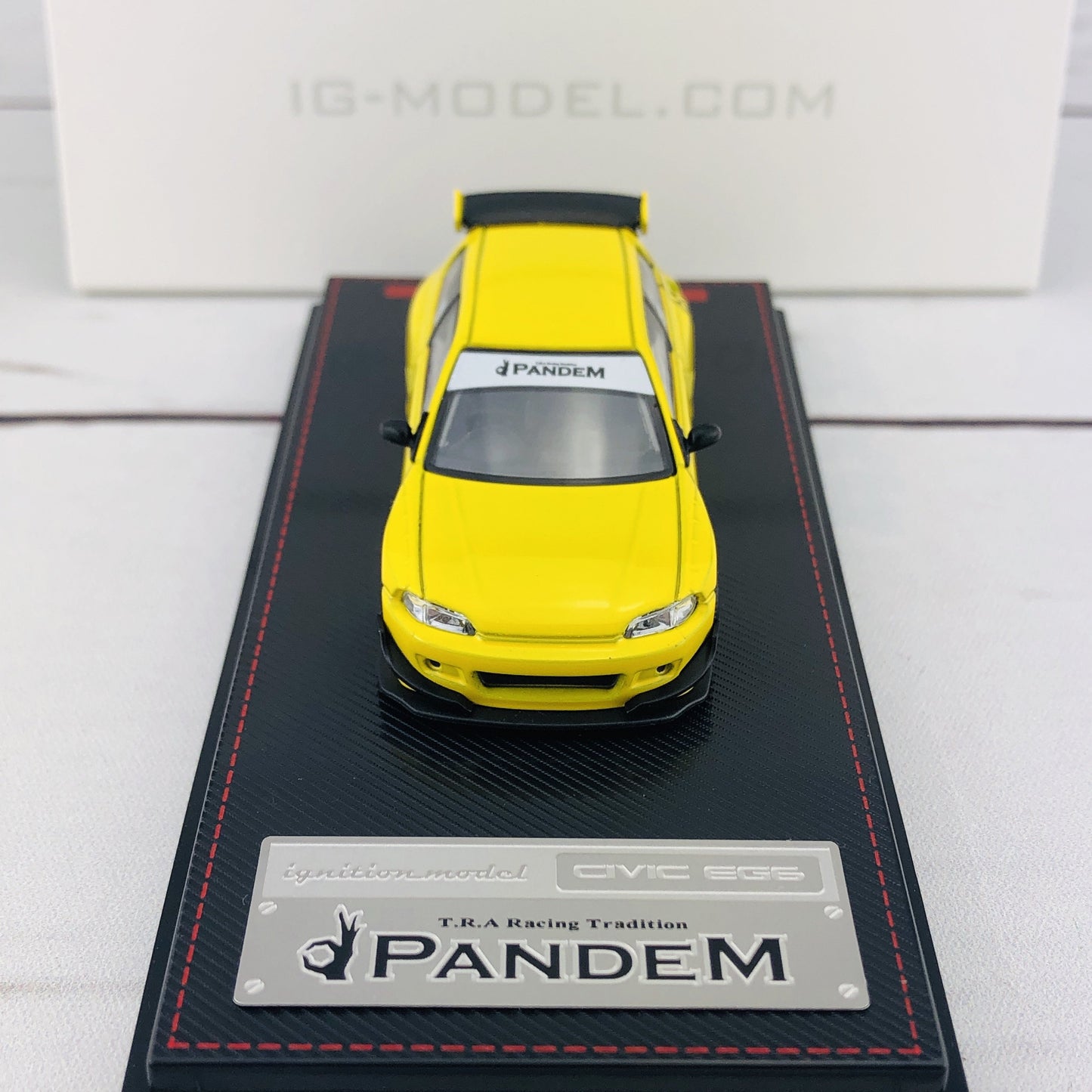 Ignition Model 1/64 Pandem Civic (EG6) Yellow 1416