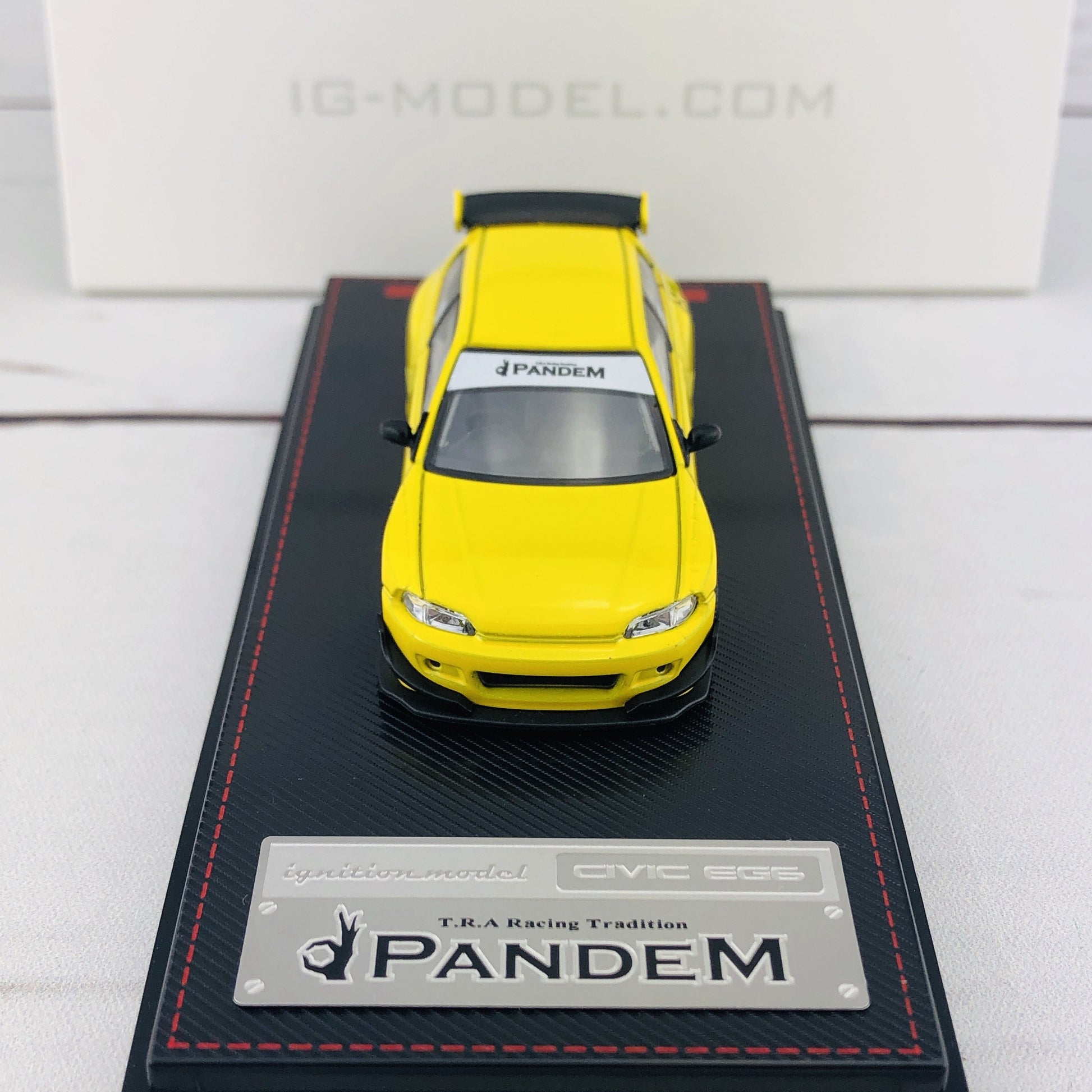 Ignition Model 1/64 Pandem Civic (EG6) Yellow 1416