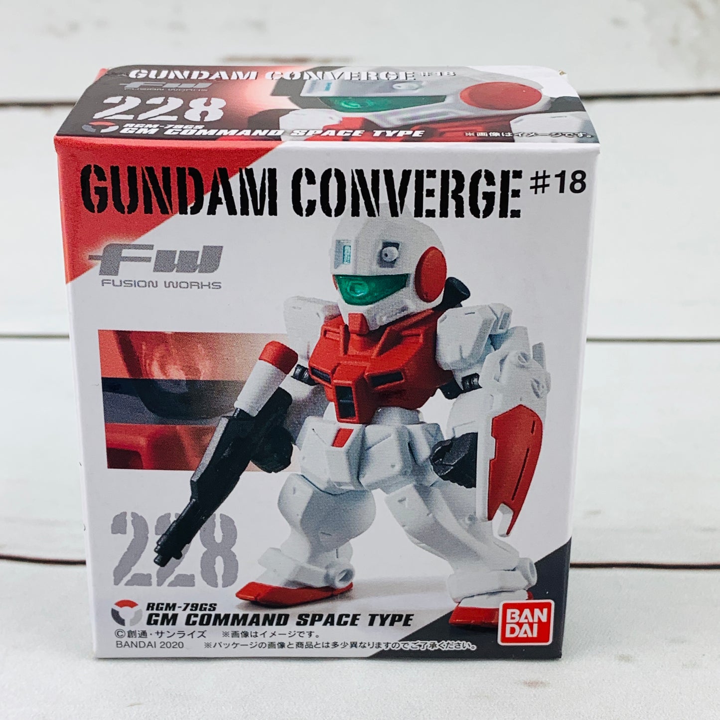 FUSION WORKS Gundam Converge #18 - 228 RGM-79GS GM COMMAND SPACE TYPE