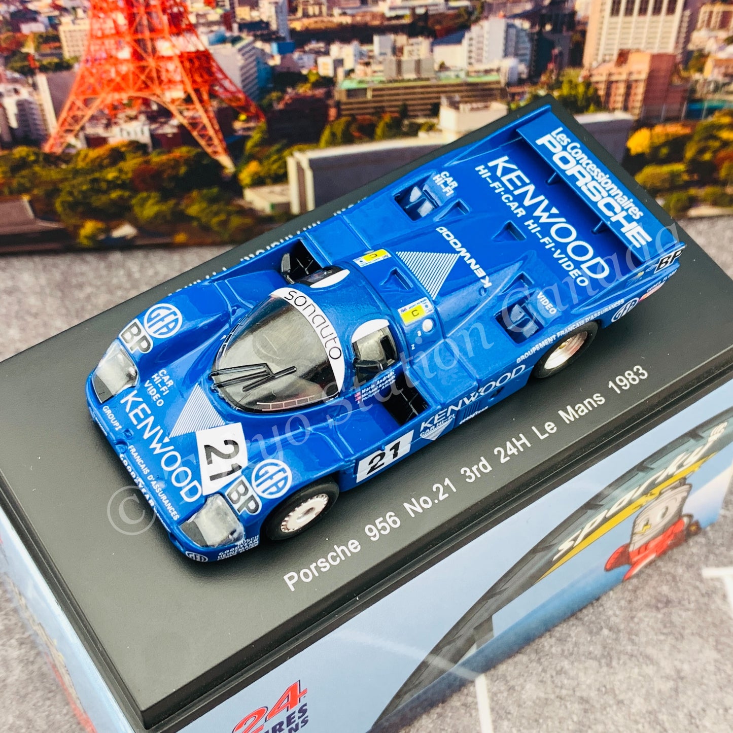 Sparky 1/64 Porsche 956 No.21 3rd 24H Le Mans 1983 M. Andretti - M. Andretti - P. Alliot Y177