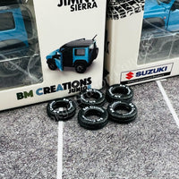 BM CREATIONS 1/64 Suzuki Jimny (JB74) Brisk Blue Metallic w/ Black Top LHD 64B0014