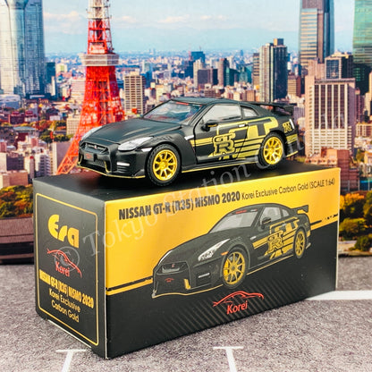 ERA CAR 1/64 Nissan GTR (R35) NISMO 2020 Korei Exclusive Carbon Gold ESP02