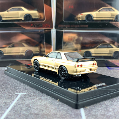 INNO64 1/64 NISSAN SKYLINE GTR R32 Satin Gold Hong Kong Special Edition IN64-R32-SGHS