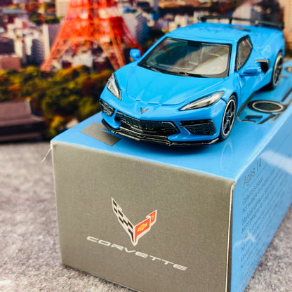 MINI GT 1/64 Chevrolet Corvette Stingray 2020  Rapid Blue LHD MGT00251-L