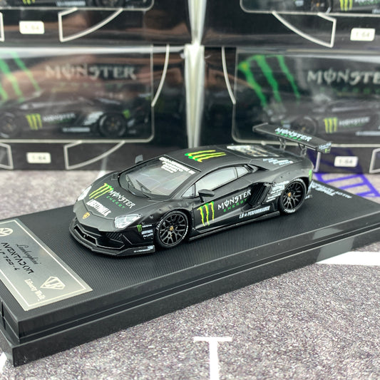 TIME MODEL 1/64 Lamborghini Aventador LP 700-4 MONSTER x LIBERTYWALK
