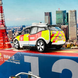 TINY 微影 1/64 UK13 BMW i3 UK London Fire Department Patrol Car ATCUK64002