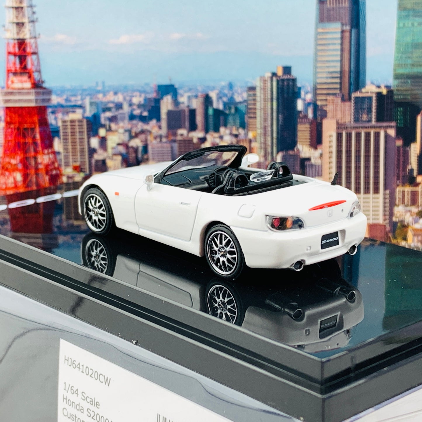 HOBBY JAPAN 1/64 Honda S2000 AP1 Type 200 Customized Version White HJ641020CW