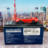 Ignition Model 1/64 Toyota Supra (JZA80) RZ Orido-Street Version RED with Mr. Orido IG2240