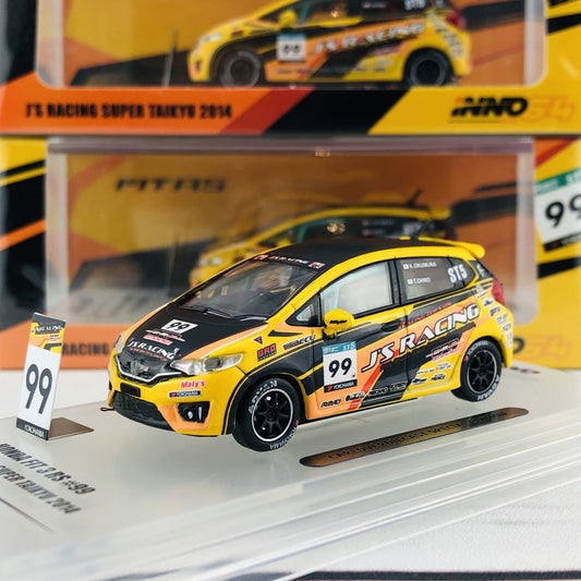 INNO64 HONDA FIT 3 RS #99 J'S Racing - Super Taikyu 2014 CARLOVERDIECAST Special Edition IN64-GK5-JS99