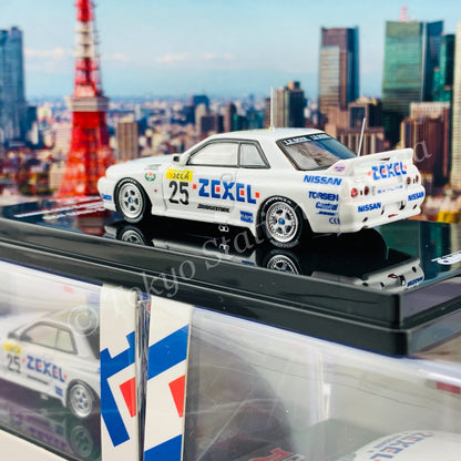 INNO64 1/64 NISSAN SKYLINE GT-R (R32) #25 "Team ZEXEL"  24hr Spa Francorchamps 1991 Winner  IN64-R32-ZEX91