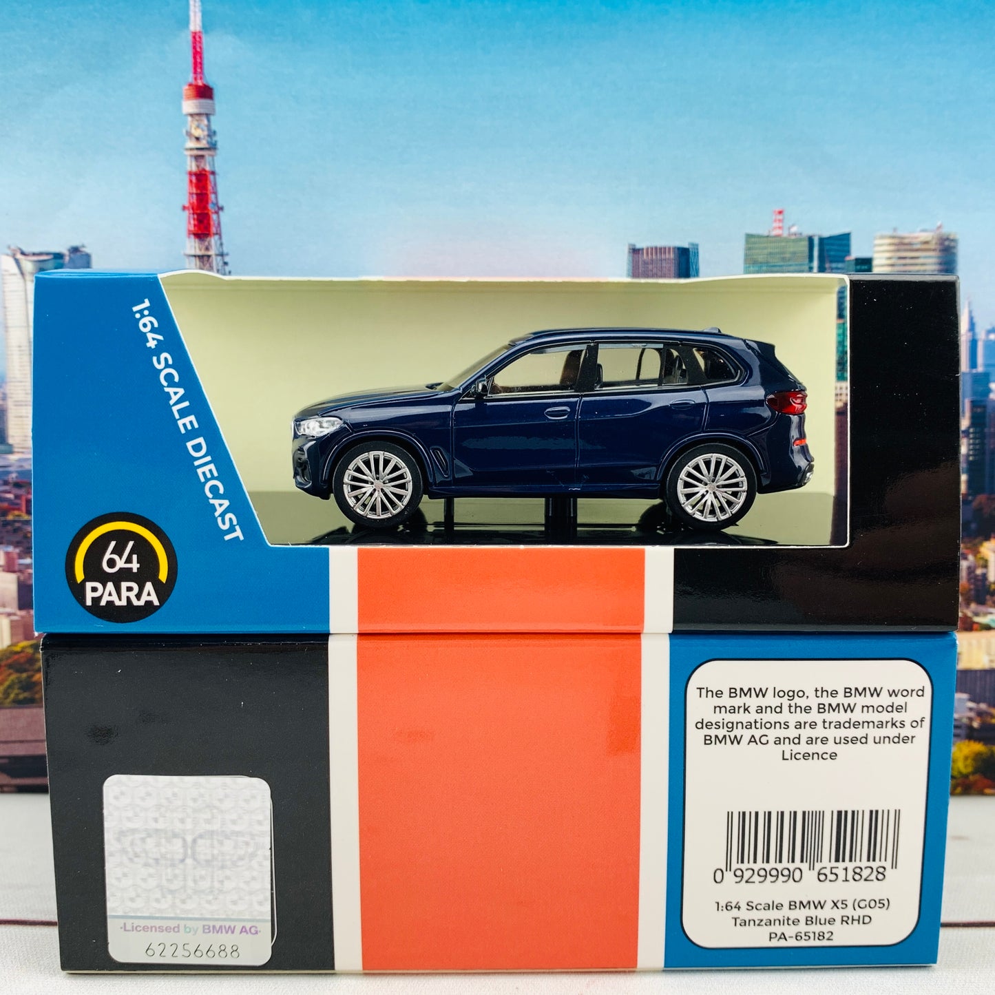 PARA64 1/64 BMW X5 (G05) Tanzanite Blue RHD PA-65182