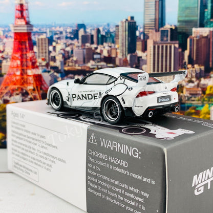 MINI GT 1/64 Pandem Toyota GR Supra V1.0 White RHD MGT00180-R