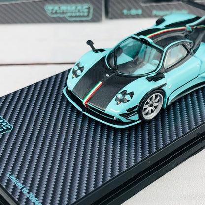 Tarmac Works GLOBAL64 Carbon Edition 1/64 Pagani Zonda Limited to 2064 pcs T64G-006-RSJX