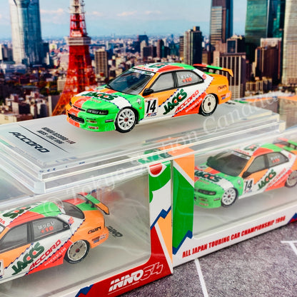 INNO64 1/64 HONDA ACCORD CD6 #14 JACCS JTCC 1996 IN64-CD6-JA96