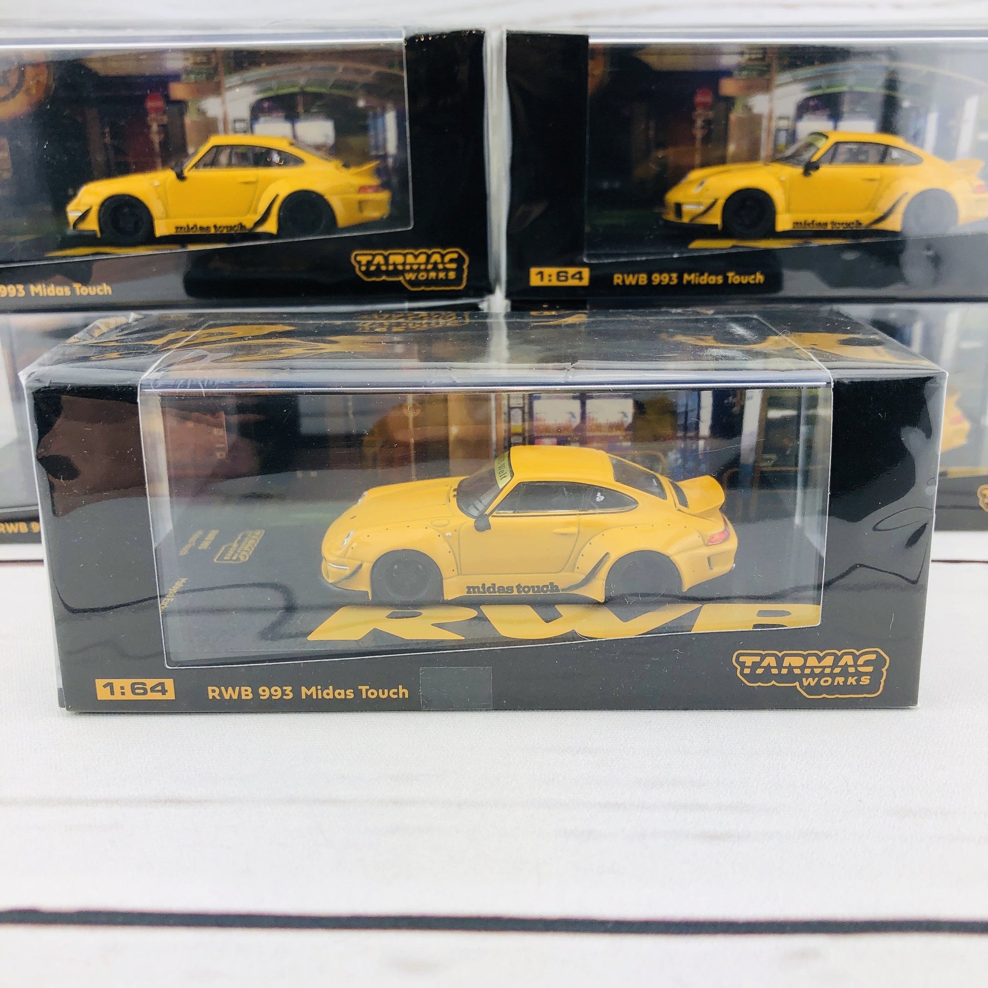 Tarmac Works 1/64 RWB 993 Midas Touch Malaysia Exclusive Model T64-017-MT