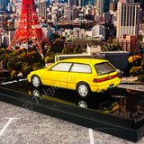 HOBBY JAPAN 1/64 Honda CIVIC (EF9) SiR Ⅱ Yellow HJ641031AY