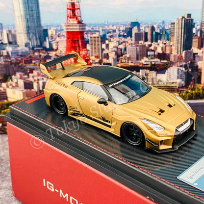 Ignition Model 1/64 LB-Silhouette WORKS GT Nissan 35GT-RR Matte Gold IG2383