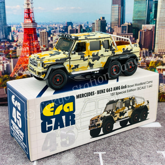 ERA CAR 45 1/64 Mercedes-Benz G63 AMG 6x6 Brown Woodland Camo (1st Special Edition) MB206X6RF45