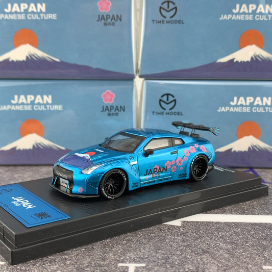 TIME MODEL 1/64 Japanese Culture Sukura GTR R35 with High Wing