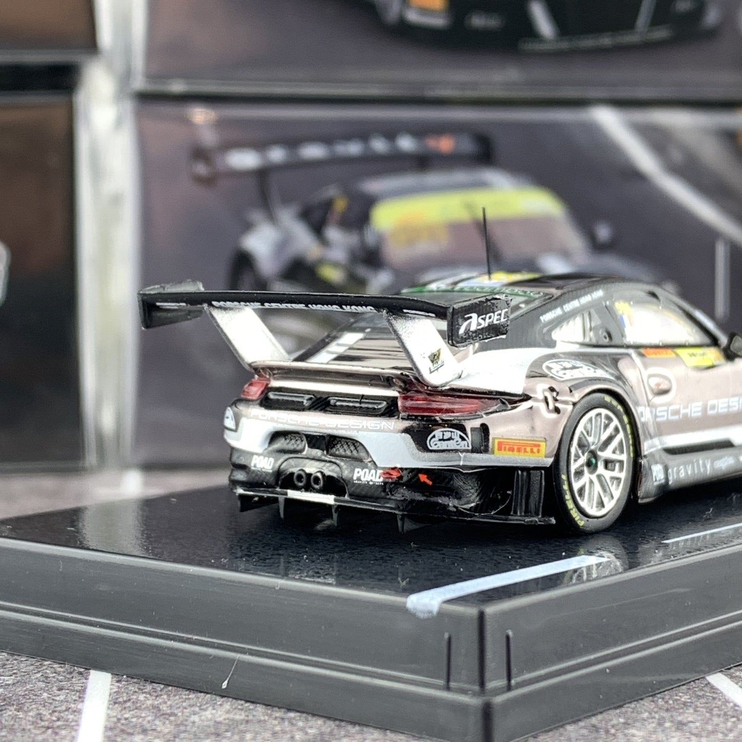 Tarmac Works 1/64 Porsche 911 GT3 R Macau GT Cup - FIA GT World Cup 2018  Mathieu Jaminet T64-032-18MGP991