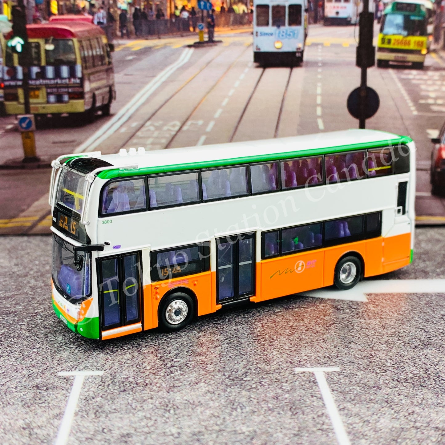 Model 1 1/120 新巴 First Bus ADL Enviro400 Facelift 3800 UM6755 @ The Peak 山頂 15 #S33633