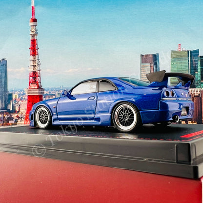 Ignition Model 1/64 Nissan R33 GT-R Blue Metallic IG2508