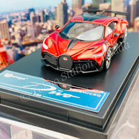 TIME MICRO x Bburago 1/64 Bugatti DIVO Red