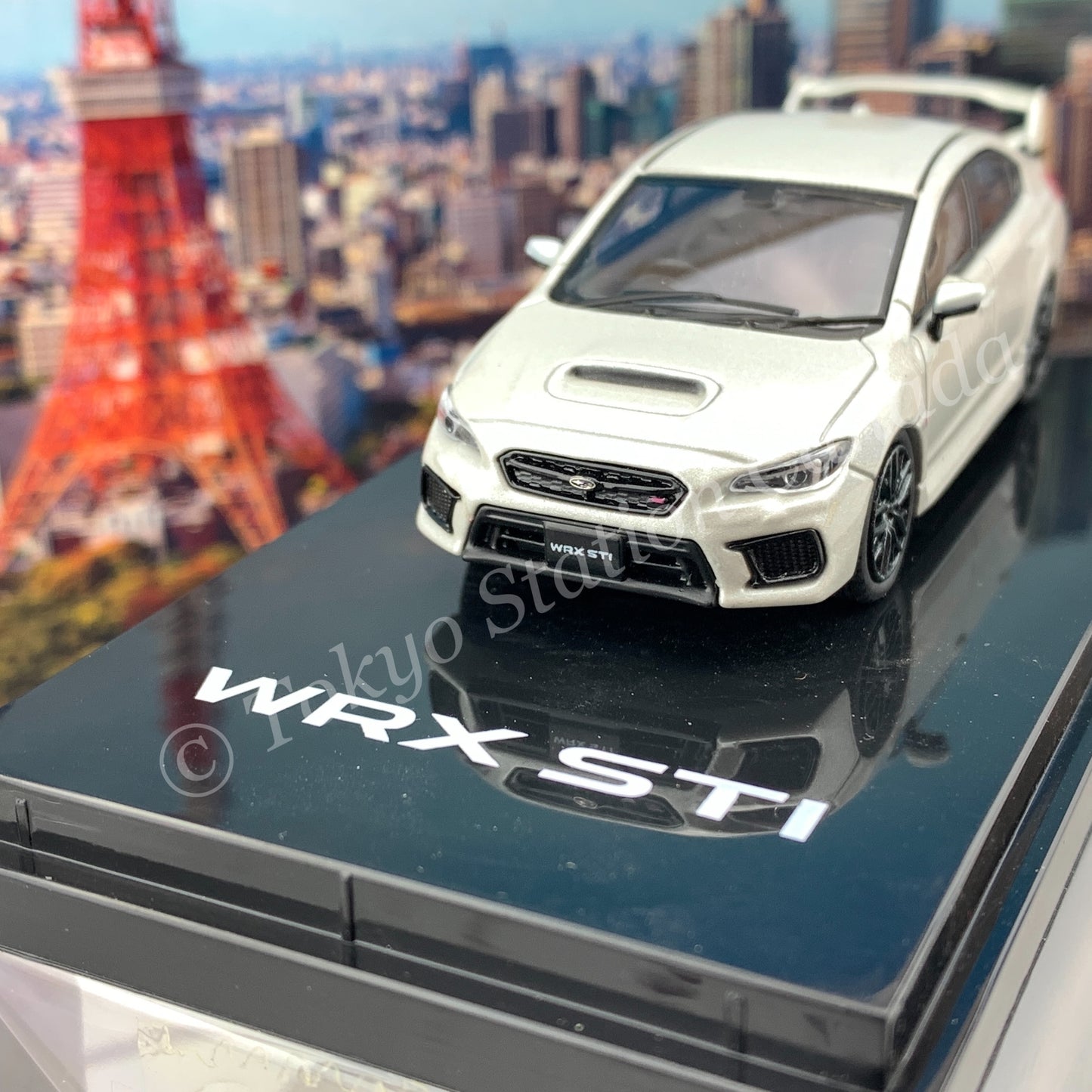 HOBBY JAPAN 1/64 SUBARU WRX STI Type S (VAB) Crystal White Pearl HJ641021W