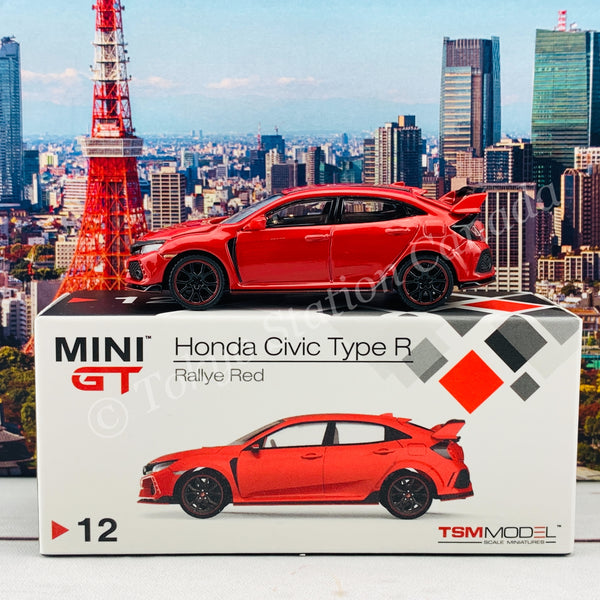 MINI GT 1/64 Honda Civic Type R (FK8) Rallye Red (RHD) MGT00012-R ...