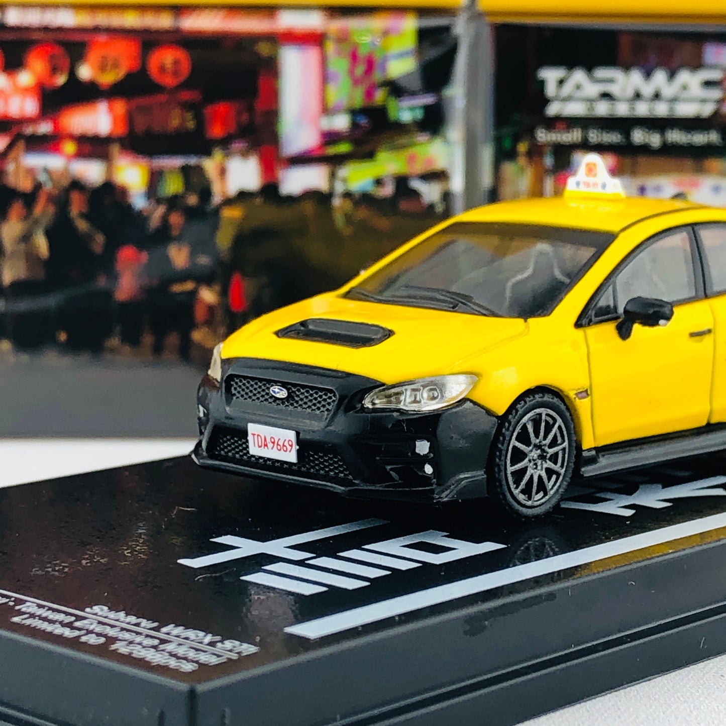 Tarmac Works 1/64 Subaru WRX STI Taiwan Taxi Limited to 1296 pcs T64-016-TA
