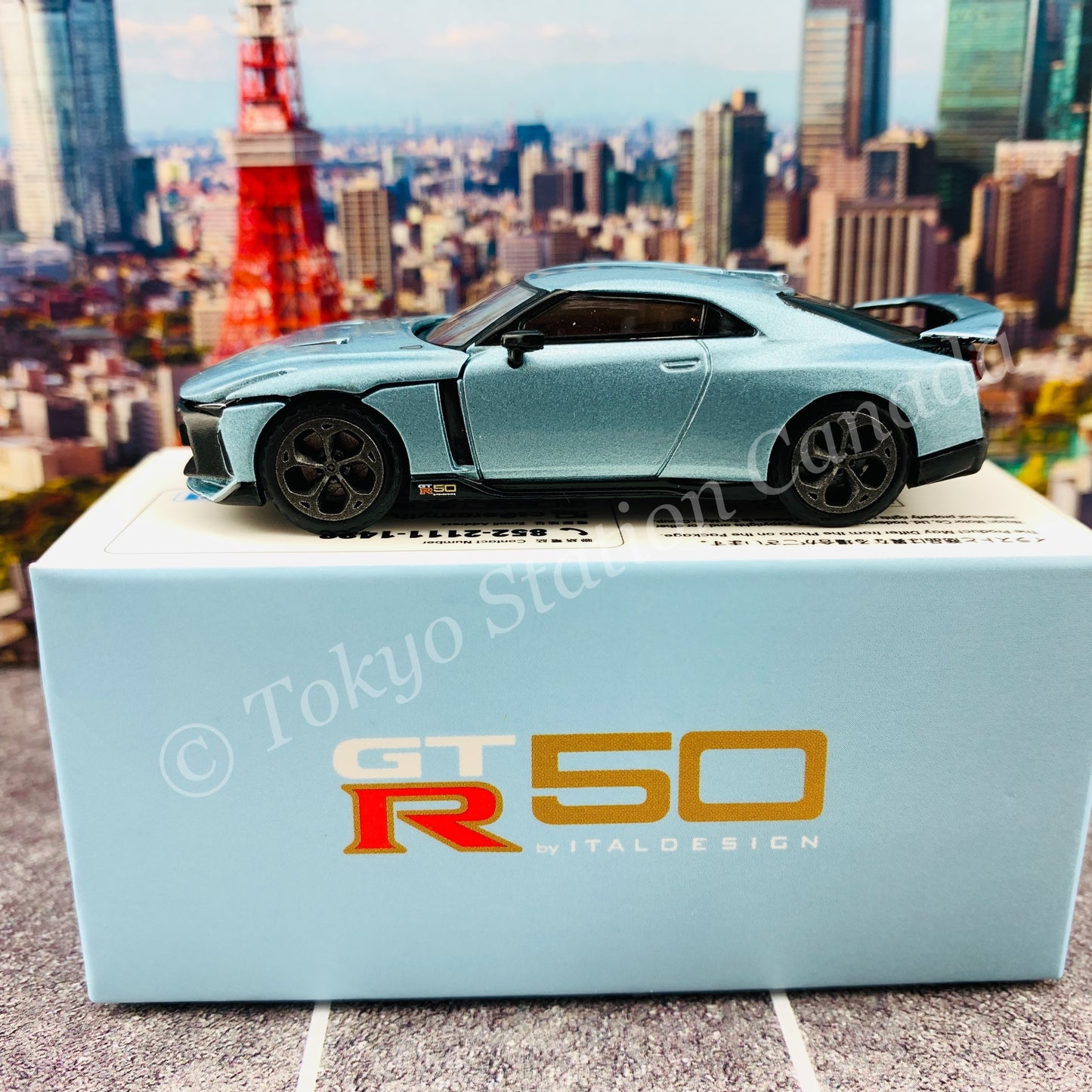 ERA CAR 1/64 SP Nissan GT-R50 By Italdesign - Production Version Pearl Blue NS21GTRSP51