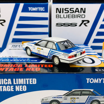 Tomytec Tomica Limited Vintage Neo 1/64 Nissan Bluebird SSS-R Calsonic #10 1989 LV-N185d
