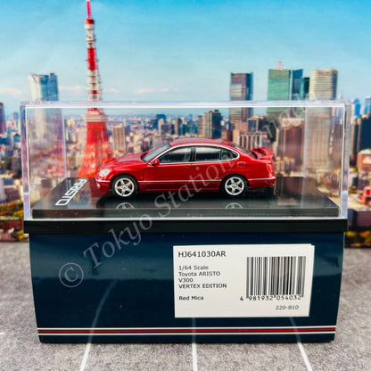 HOBBY JAPAN 1/64 Toyota ARISTO V300 VERTEX EDITION Red HJ641030AR