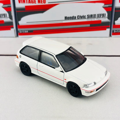 Tomytec Tomica Limited Vintage Neo 1/64 Honda Civic SiR II (EF9) Group A Plain Color Hong Kong Exclusive White