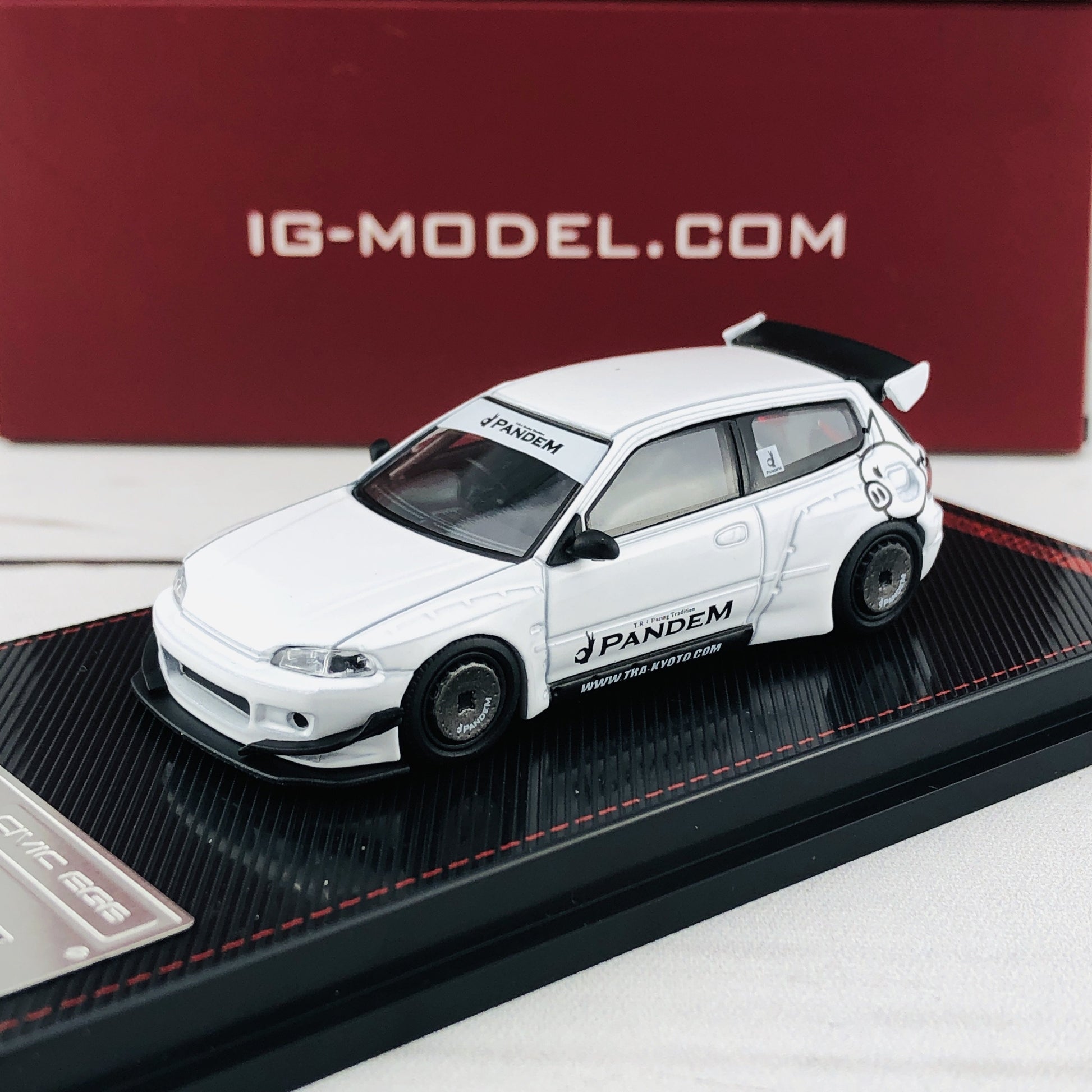 Ignition Model 1/64 Pandem Civic (EG6) White 1415