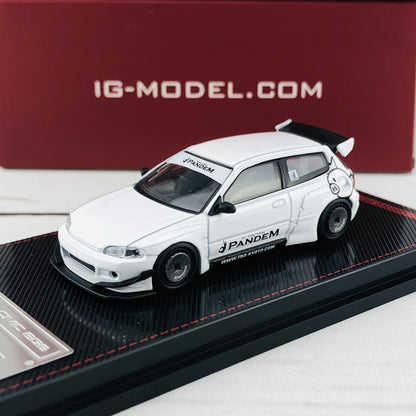 Ignition Model 1/64 Pandem Civic (EG6) White 1415