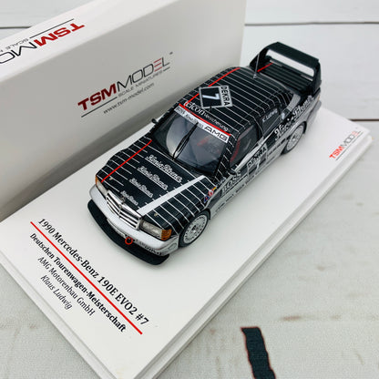 TSM MODEL 1/43 Mercedes-Benz 190E EVO2 1990 DTM #7 AMG Motorenbau GmbH Klaus Ludwing TSM124346