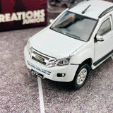 BM CREATIONS JUNIOR 1/64 ISUZU 2016 D-MAX White with Accessory Pack LHD 64B0107