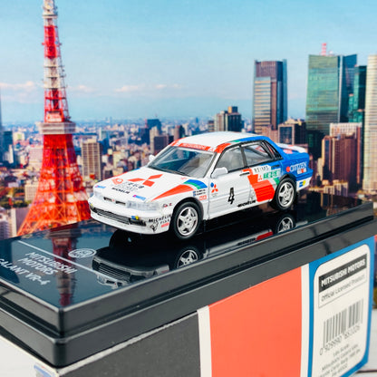 PARA64 1/64 Mitsubishi Galant VR4 Monte Carlo Rally 1991 #4 PA-65102