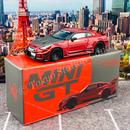 MINI GT 1/64 LB-Silhouette WORKS GT NISSAN 35GT-RR Ver.1 Lava Red RHD MGT00191-R