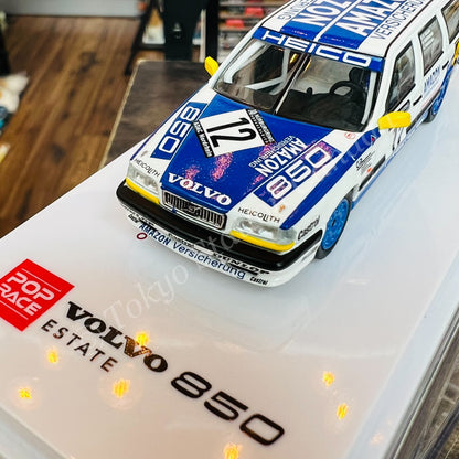 POP RACE 1/64 Volvo 850 Estate 24h Nurburgring 1996 Heico Motorsport #12 PR64-850-96N2412