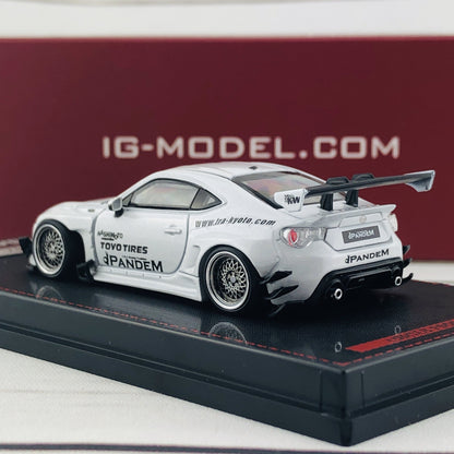Ignition Model Pandem Toyota 86 V3 White Metallic 1750
