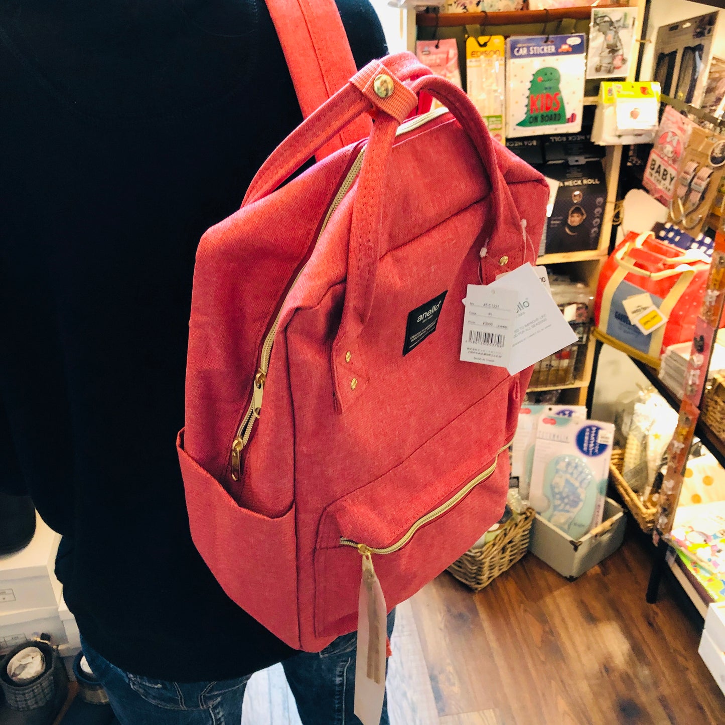 anello® Japan Square Rucksack - Pink