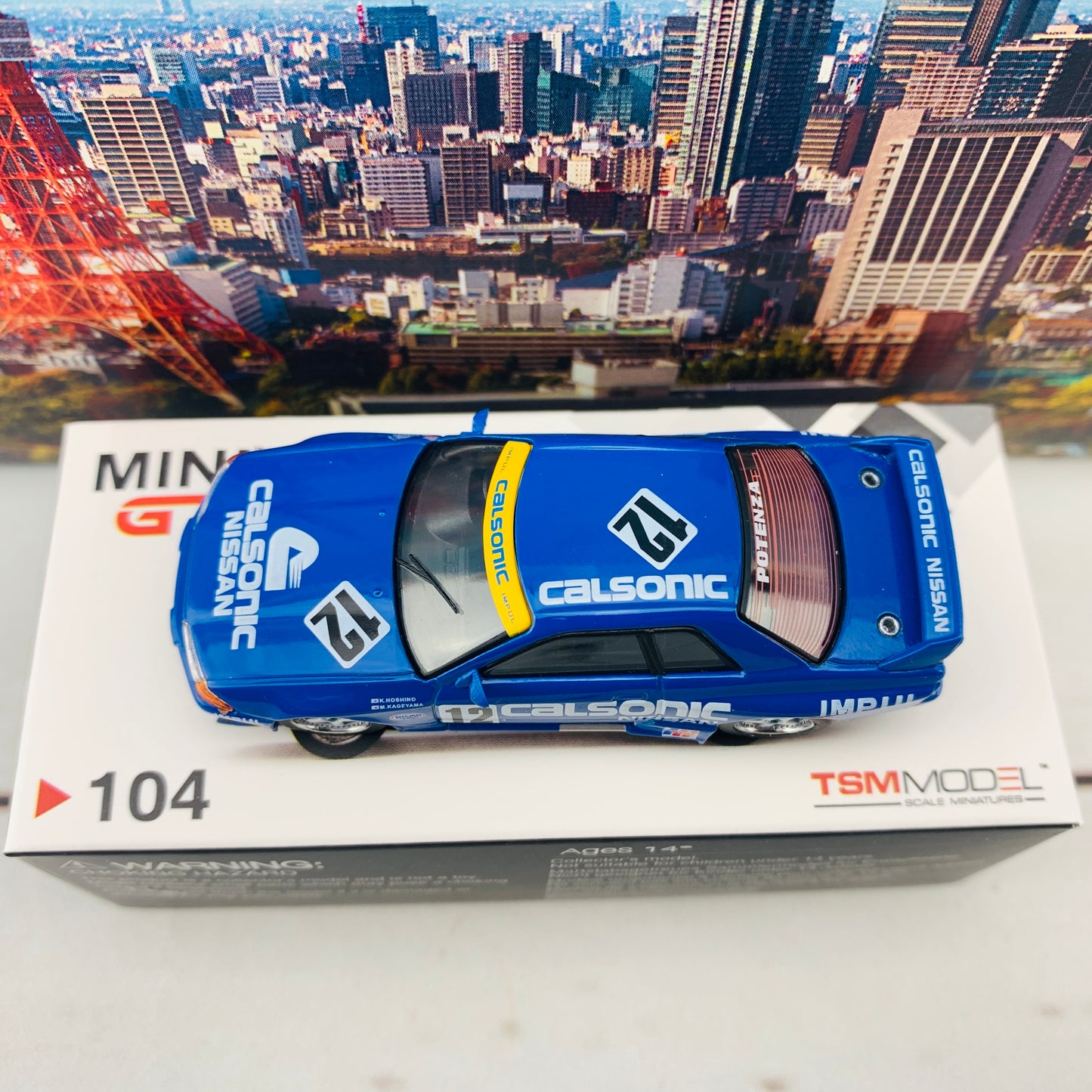 MINI GT 1/64 Nissan Skyline GT-R R32 Gr. A #12  Calsonic 1993 Japan Touringcar Championship RHD MGT00104-R